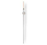 Cannele Ribbed Glass Torch Wall Sconce