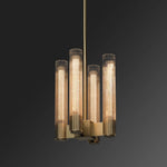 Vallon Etched Glass Pendant Light