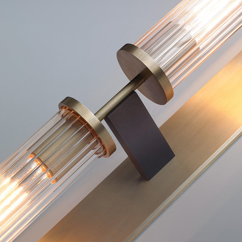 Vallon Channel Glass Linear Wall Sconce