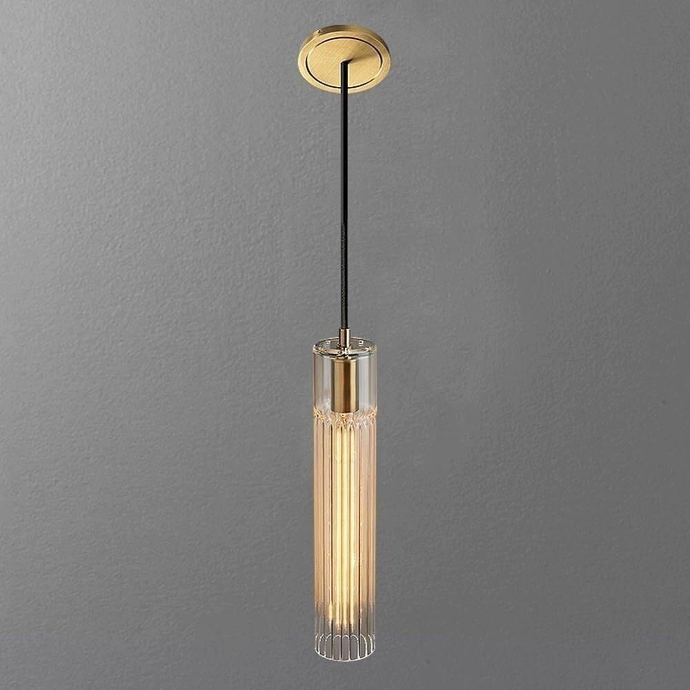Vallon Channel Glass Pendant Light