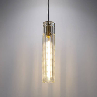 Vallon Channel Glass Pendant Light