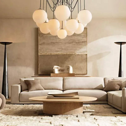 Aurella Globe Float Suspended Chandelier