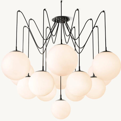 Aurella Globe Float Suspended Chandelier