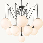 Aurella Globe Float Suspended Chandelier 62"