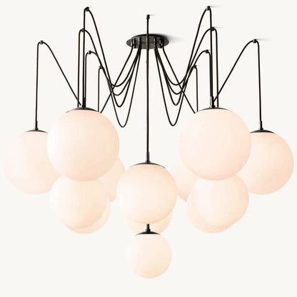 Aurella Globe Float Suspended Chandelier