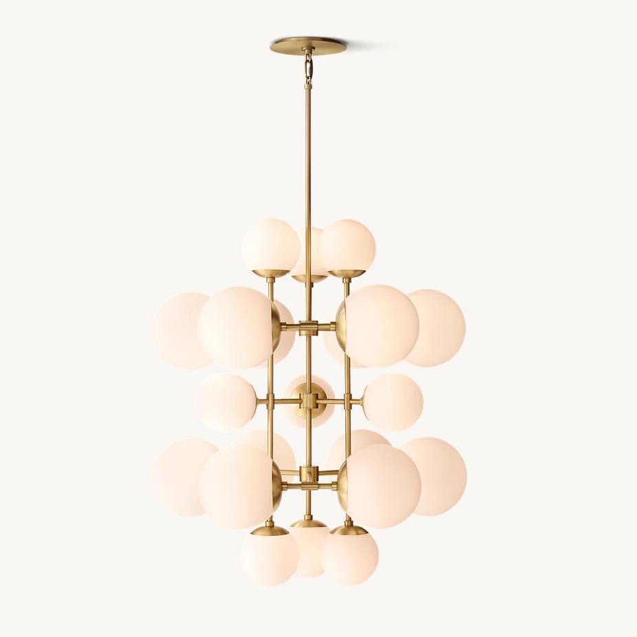 Aurella Globe Float Tall Chandelier