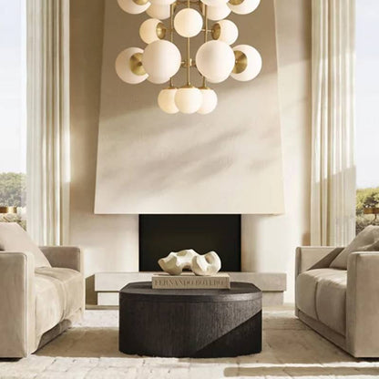 Aurella Globe Float Tall Chandelier