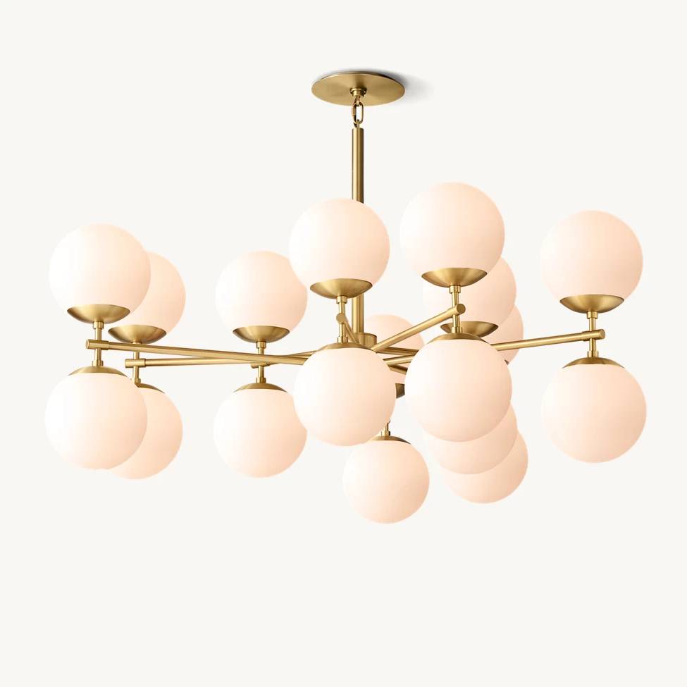 Aurella Globe Float Linear Chandelier