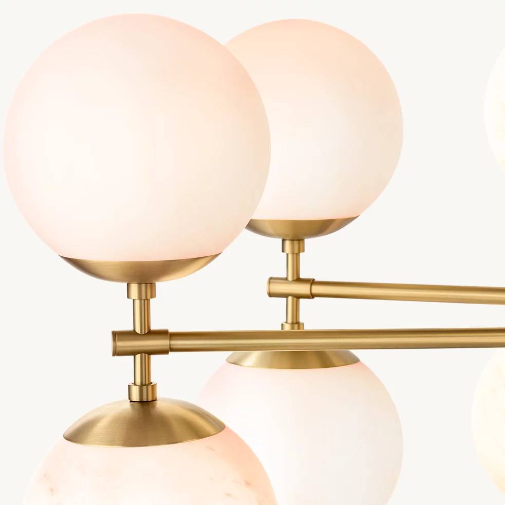 Aurella Globe Float Linear Chandelier