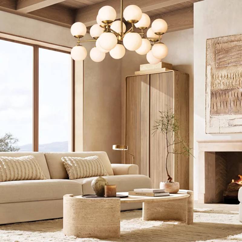 Aurella Globe Float Linear Chandelier