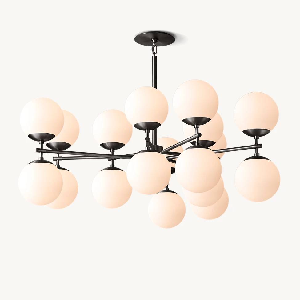 Aurella Globe Float Linear Chandelier