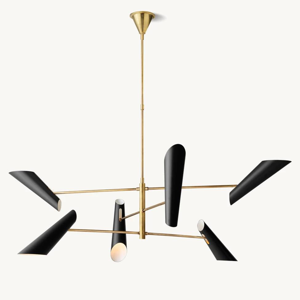 Virella Axis Tier Round Chandelier 68"