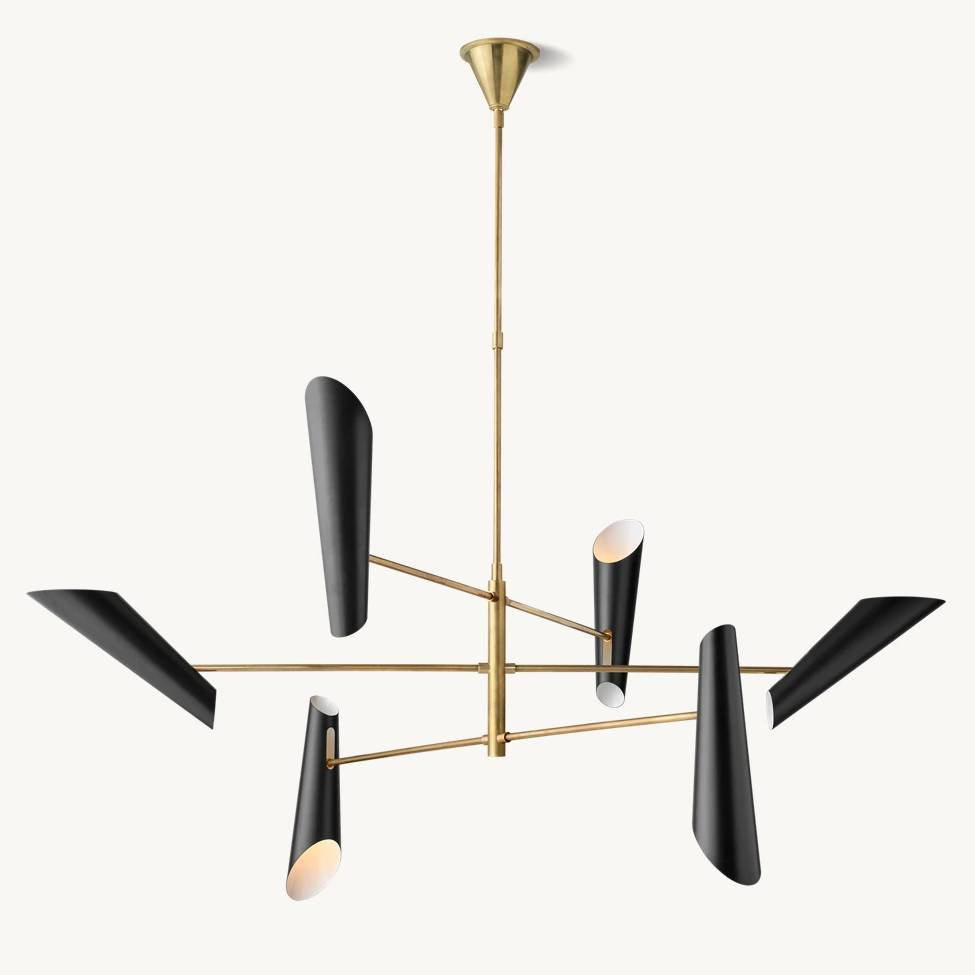 Virella Axis Tier Round Chandelier 68"