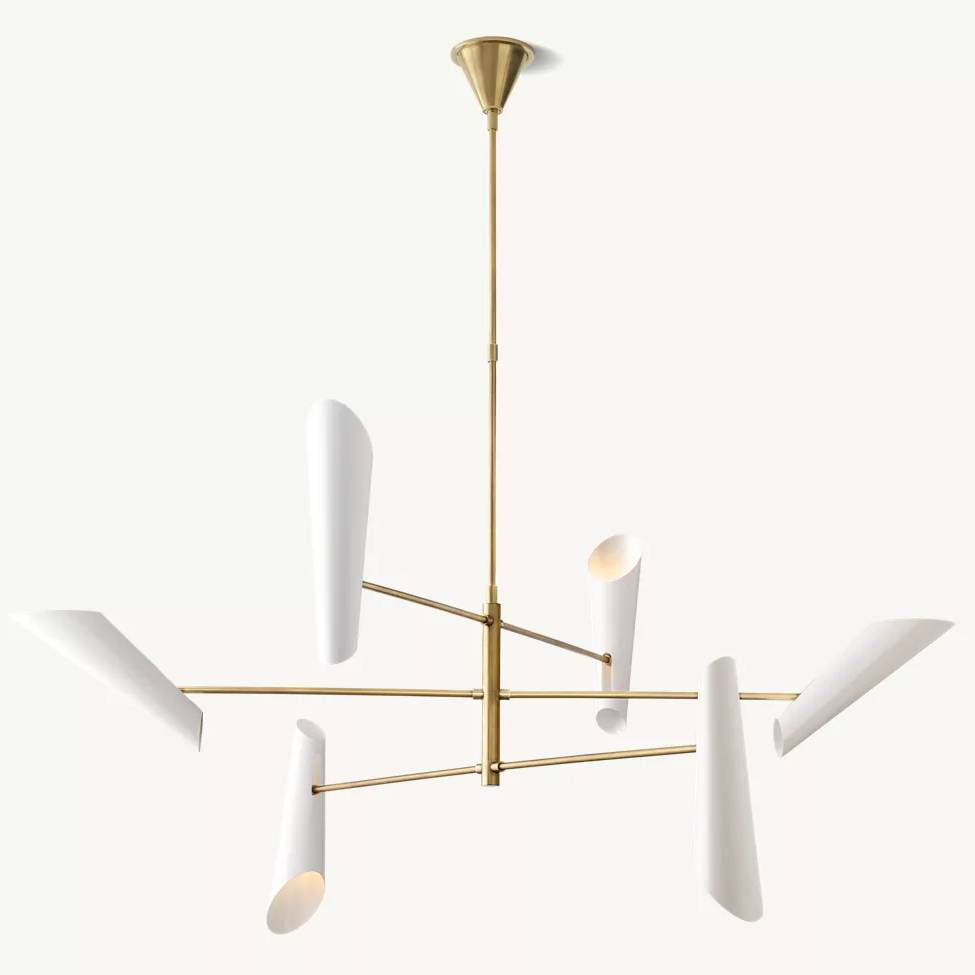 Virella Axis Tier Round Chandelier 68"