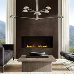 Convessi Sculpted Flow Linear Chandelier 72"