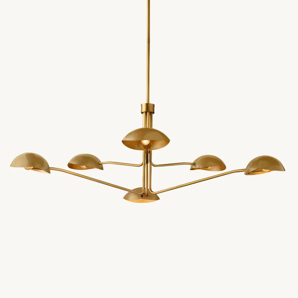 Convessi Sculpted Flow Round Chandelier 60"