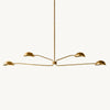 Convessi Sculpted Flow Linear Chandelier 72"