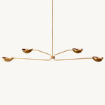 Convessi Sculpted Flow Linear Chandelier 72"