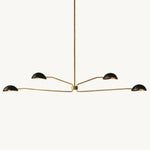 Convessi Sculpted Flow Linear Chandelier 72"