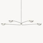 Convessi Sculpted Flow Linear Chandelier 72"