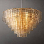 Sirene Draped Glass Round Chandelier 41"