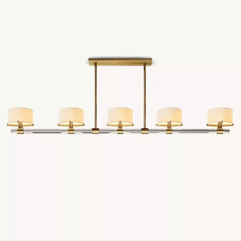 Truman Parallel Contour Linear Chandelier 72"