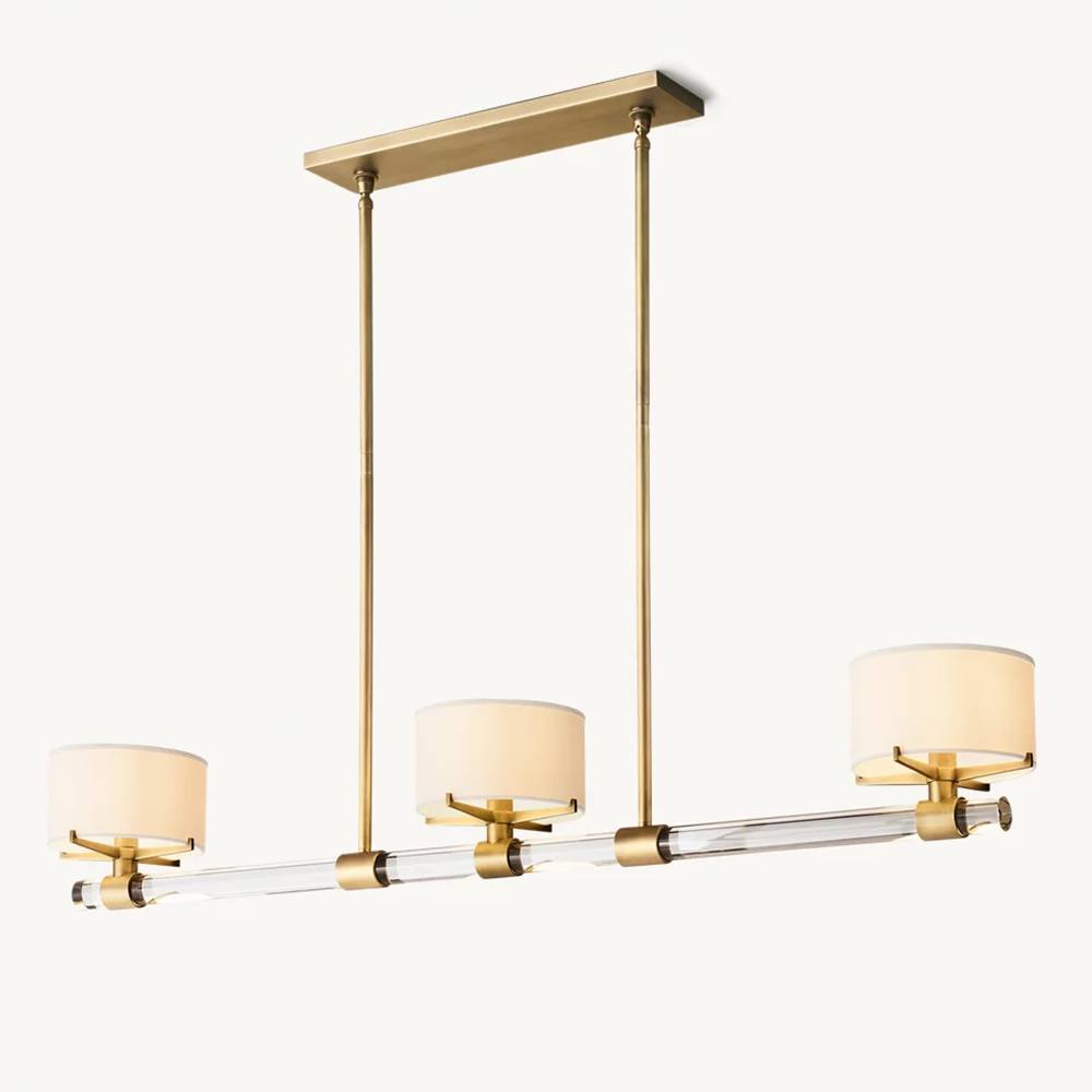 Truman Parallel Contour Linear Chandelier 54"