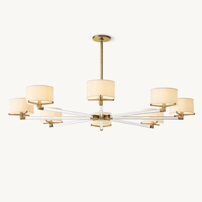 Truman Parallel Contour Round Chandelier 60"