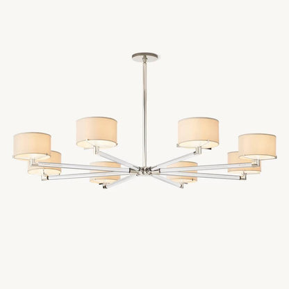 Truman Parallel Contour Round Chandelier 60"