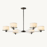 Truman Parallel Contour Round Chandelier 48"