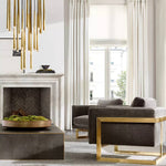 Aquitaine Faceted Cluster Round Chandelier 24"