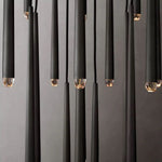 Aquitaine Faceted Cluster Round Chandelier 48"