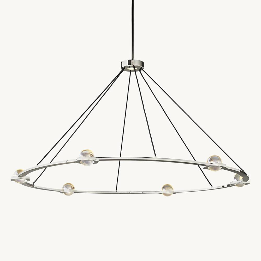 Eclatant Celestial Orbit Round Chandelier 60"