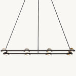 Eclatant Celestial Orbit Rectangular Chandelier 54"