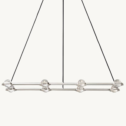 Eclatant Celestial Orbit Rectangular Chandelier 54"