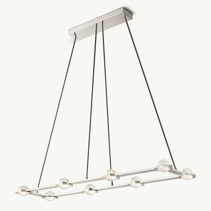 Eclatant Celestial Orbit Rectangular Chandelier 54"
