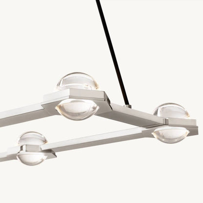 Eclatant Celestial Orbit Rectangular Chandelier 72"
