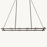Eclatant Celestial Orbit Rectangular Chandelier 72"