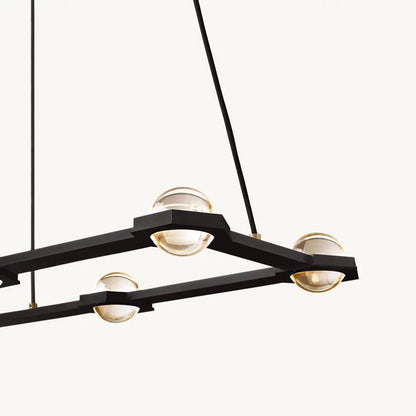 Eclatant Celestial Orbit Rectangular Chandelier 72"