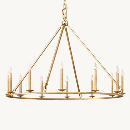 Carrick English Openwork Round Chandelier 50"