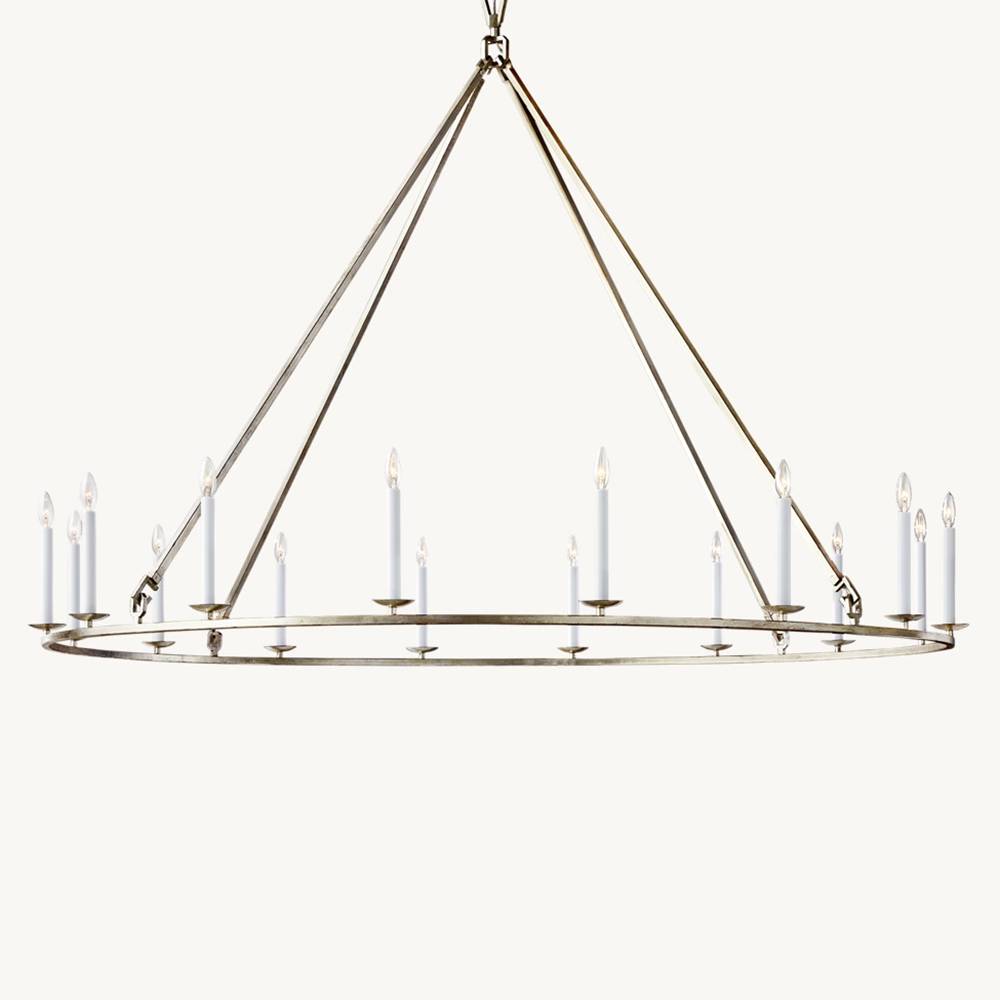 Carrick English Openwork Round Chandelier 50"