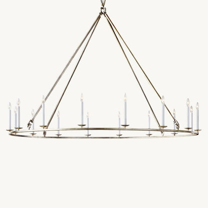 Carrick English Openwork Round Chandelier 50"