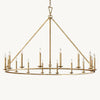 Carrick English Openwork Round Chandelier 60"
