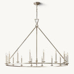 Carrick English Openwork Round Chandelier 60"