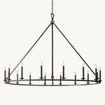 Carrick English Openwork Round Chandelier 72"