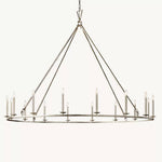 Carrick English Openwork Round Chandelier 72"