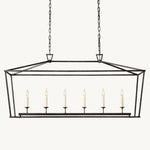 Carrick English Openwork Rectangular Chandelier 54"