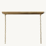 Carrick English Openwork Rectangular Chandelier 72"