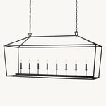 Carrick English Openwork Rectangular Chandelier 72"