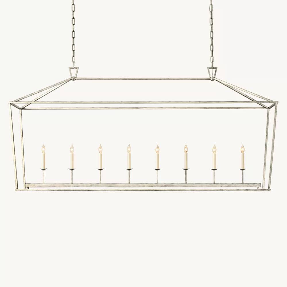 Carrick English Openwork Rectangular Chandelier 72"